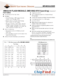 Datasheet WF4M32-XH2X5 производства WEDC