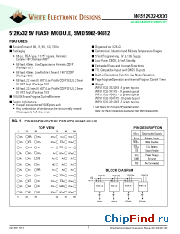 Datasheet WF512K32F-120G1UI5 manufacturer WEDC
