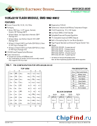 Datasheet WF512K32F-150G2UC5 manufacturer WEDC