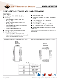 Datasheet WMF512K8-120 manufacturer WEDC
