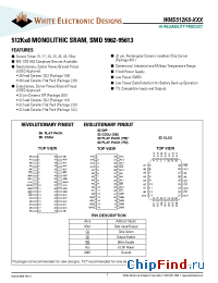 Datasheet WMS512K8-15CLI производства WEDC