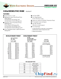 Datasheet WMS512K8V-20DECA manufacturer WEDC