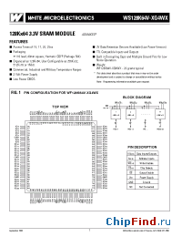 Datasheet WS128K64V-17 производства WEDC