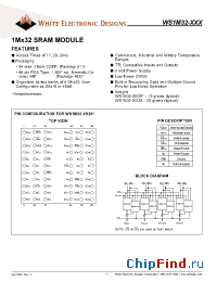 Datasheet WS1M32-17G3M manufacturer WEDC