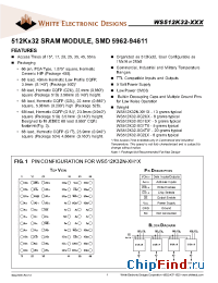 Datasheet WS512K32-120 manufacturer WEDC