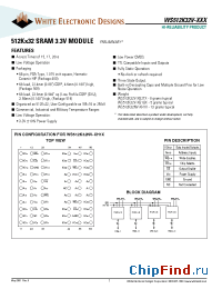 Datasheet WS512K32V-17G2TI производства WEDC