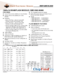 Datasheet WSF128K16-XH1X manufacturer WEDC