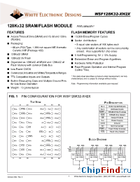 Datasheet WSF128K32-29H2CA manufacturer WEDC