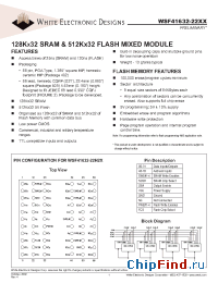 Datasheet WSF41632-22H2I manufacturer WEDC
