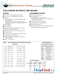 Datasheet WSF512K16-39 manufacturer WEDC