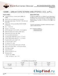 Datasheet WV3HG32M40SEU665PD4EG manufacturer WEDC