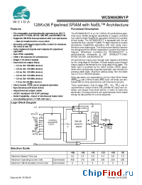 Datasheet WCSN0436V1P-150AC manufacturer Weida