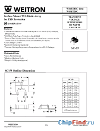 Datasheet WOST36C производства Weitron