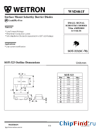 Datasheet WSD461F manufacturer Weitron