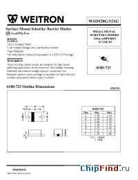 Datasheet WSD520G manufacturer Weitron