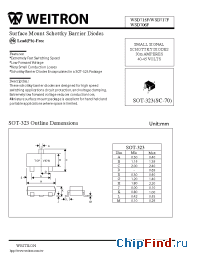 Datasheet WSD706F manufacturer Weitron