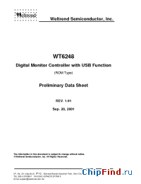 Datasheet WT6248 производства Weltrend