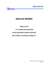 Datasheet 15116E manufacturer Winbond