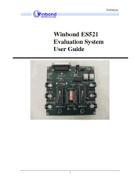 Datasheet ES521 manufacturer Winbond