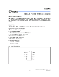 Datasheet W55FXX manufacturer Winbond