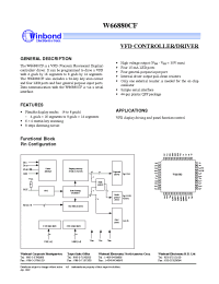 Datasheet W66880CF manufacturer Winbond