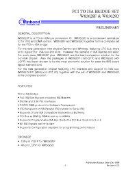 Datasheet W83628F manufacturer Winbond