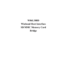 Datasheet W86L388D manufacturer Winbond
