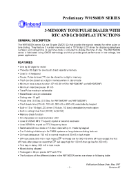 Datasheet W91564DNF manufacturer Winbond