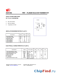 Datasheet 2SA1492 manufacturer Wing Shing