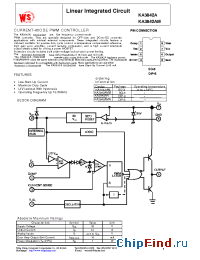 Datasheet KA3842A manufacturer Wing Shing