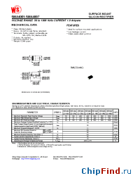 Datasheet SMA4001GS1A/M1 manufacturer Wing Shing