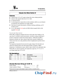 Datasheet WSH131-XPAN3 manufacturer Winson