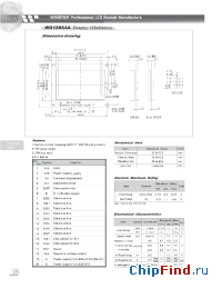 Datasheet WG12864A manufacturer Winstar