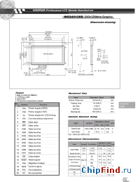 Datasheet WG240128B manufacturer Winstar