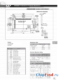 Datasheet WG240128F manufacturer Winstar