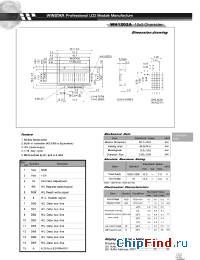 Datasheet WH1202 manufacturer Winstar