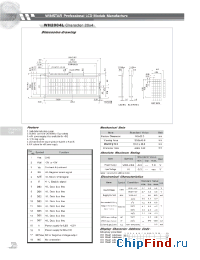 Datasheet WH2004L manufacturer Winstar