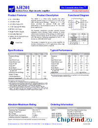 Datasheet AH201-PCB2140 manufacturer WJ