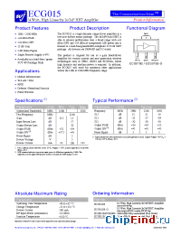 Datasheet ECG015B-G производства WJ