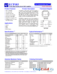 Datasheet ECP103D-PCB2450 manufacturer WJ