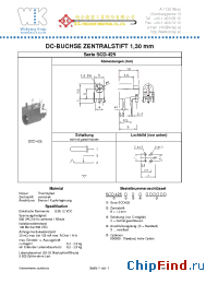 Datasheet SCD425ACS000000 manufacturer Wolfgang Knap