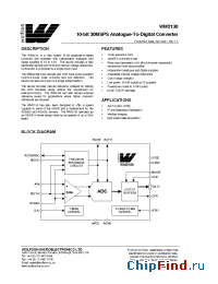 Datasheet WM2130IDT/V manufacturer Wolfson