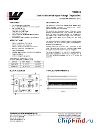 Datasheet WM2618CD manufacturer Wolfson