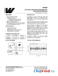 Datasheet WM2626ID производства Wolfson