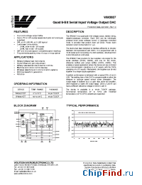 Datasheet WM2627 manufacturer Wolfson