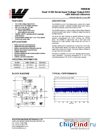 Datasheet WM2638C manufacturer Wolfson