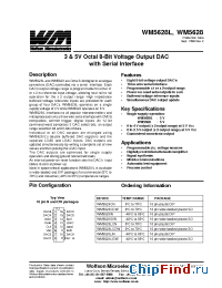 Datasheet WM5628LIN manufacturer Wolfson