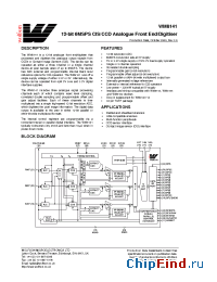 Datasheet WM8141CFT/V manufacturer Wolfson
