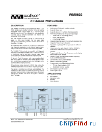 Datasheet WM8602 manufacturer Wolfson