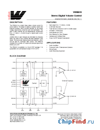 Datasheet WM8816 manufacturer Wolfson